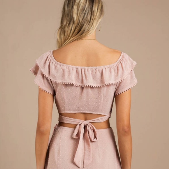 Off-Shoulder Wrap Top - Picture 3 of 3